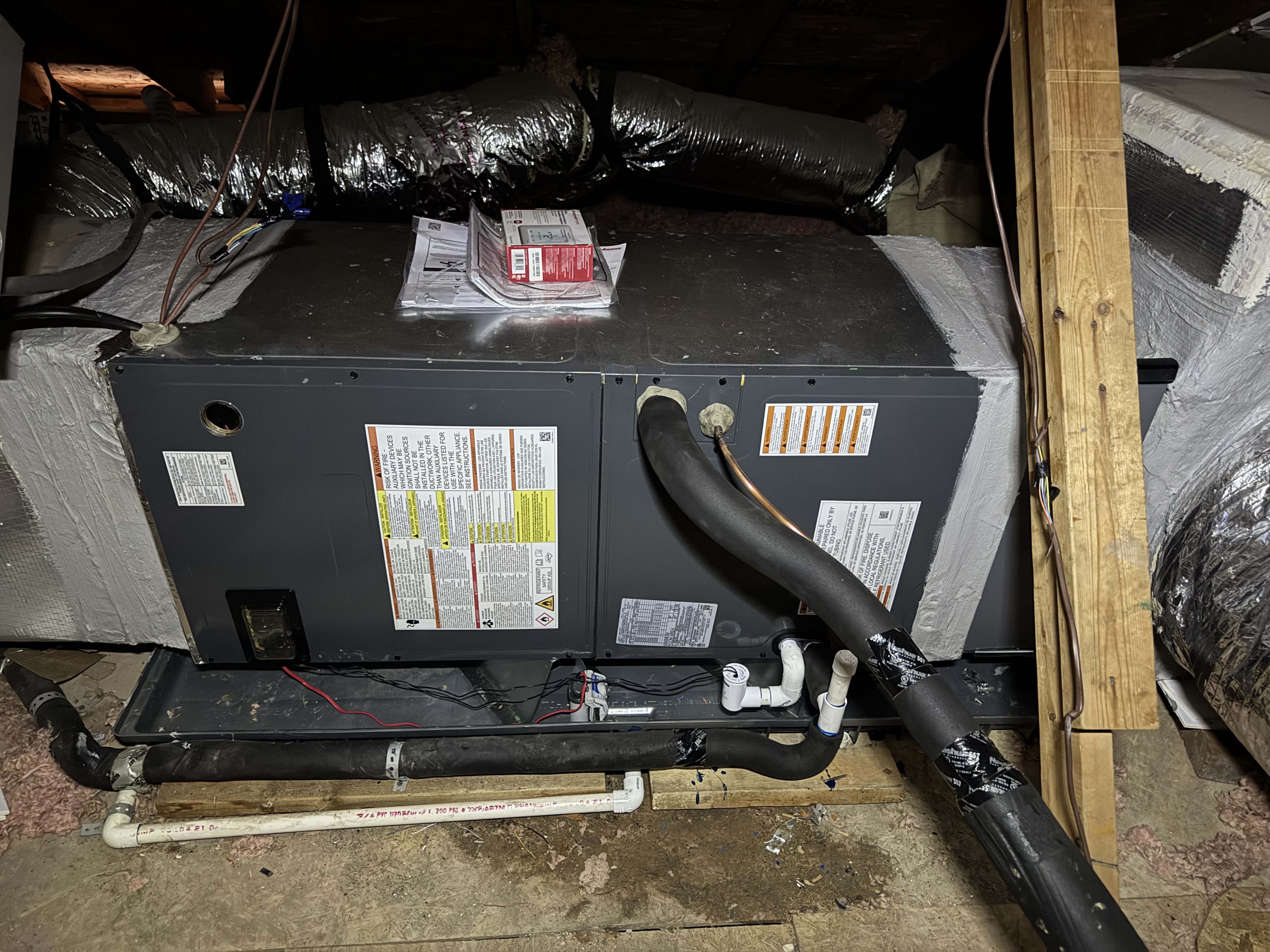 New Champion outdoor AC unit installed by Matador Cooling and Heating in San Antonio